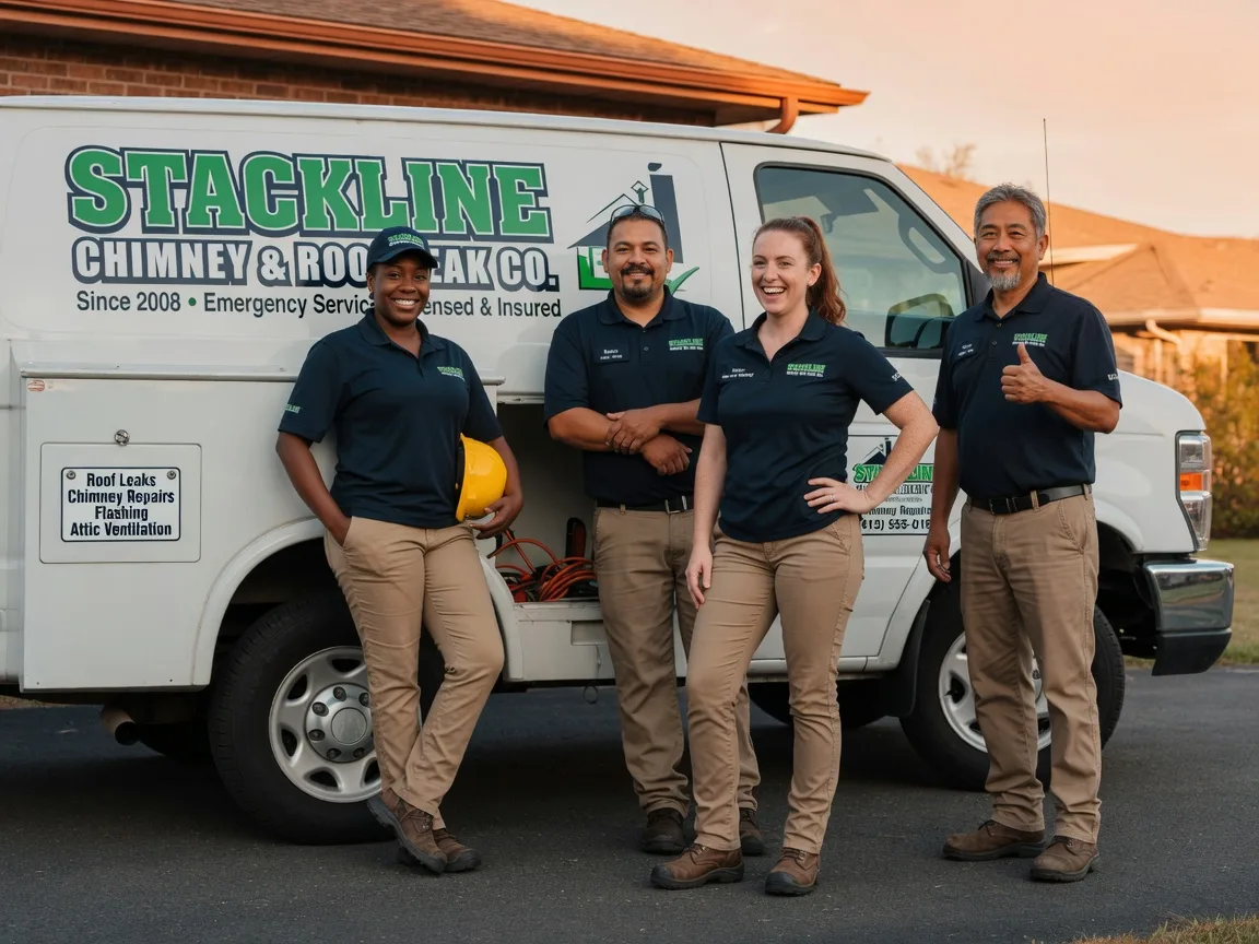 Chimney flashing repair company in Winslow, IL